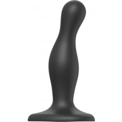 Strap on me Curvy S zvlněné dildo s nožičkami černé