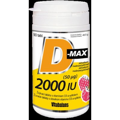 Vitabalans OY D-Max 2000 IU 90 tablet – Hledejceny.cz