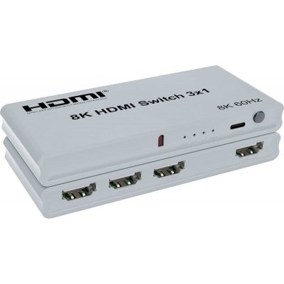 PremiumCord HDMI switch 3:1 s dálkovým ovladačem KHSWIT31G – Zboží Živě