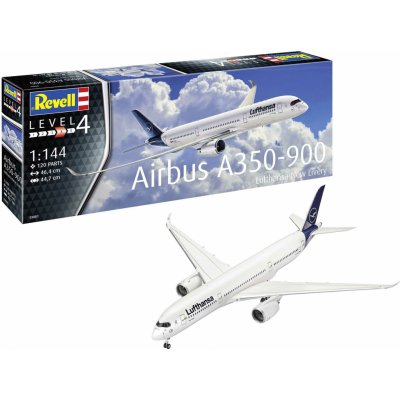 Revell Plastic ModelKit letadlo 03881 Airbus A350-900 Lufthansa New Livery 1:144
