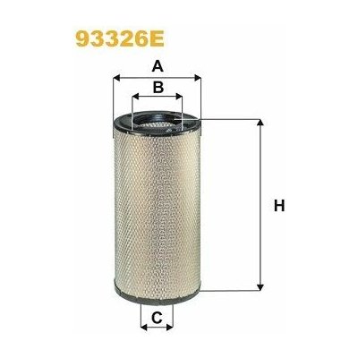 Vzduchový filtr WIX FILTERS 93326E – Hledejceny.cz