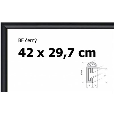 BFHM Plastový rám na puzzle 42x29,7cm A3 černý – Zboží Mobilmania