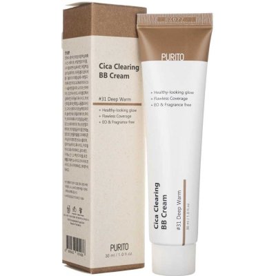Purito Cica Clearing BB Cream 31 Deep Warm BB krém s obsahem pupečníku asijského 30 ml – Sleviste.cz