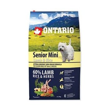 Ontario Senior Mini Lamb & Rice 6,5 kg