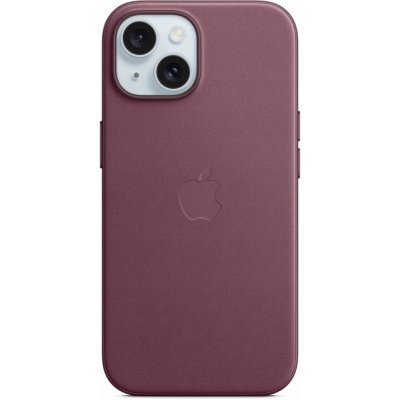 Apple z tkaniny FineWoven s MagSafe na iPhone 15, morušově rudá MT3E3ZM/A – Zboží Živě