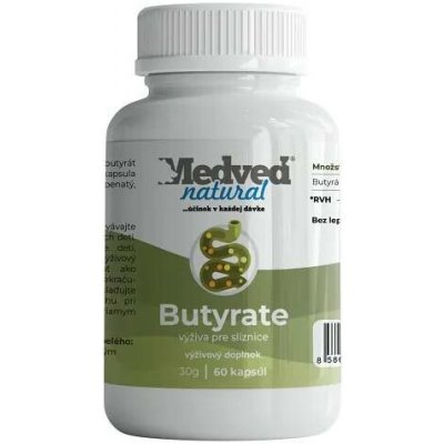 Medveď natural Butyrate 60 kapslí – Hledejceny.cz