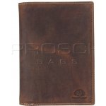 Greenburry kožená dokladovka 328B RS 25 hnědá – Zboží Živě
