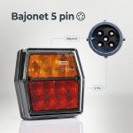 Fristom FT-222 LED Koncové světlo bez osv. RZ 12V BAJONET 5pin – Hledejceny.cz