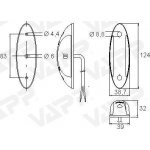 Svítilna doplňková obrysová LED Jokon SPL 2011 (9-32V), QS150 100224 – Zboží Mobilmania