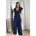 Bicotone dámský elegantní overal 289-01 modrý – Zboží Dáma