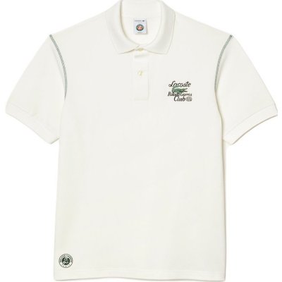 Lacoste Sport Roland Garros Edition Pique Polo Shirt white