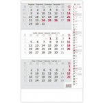 Nástěnný Helma Tříměsíční šedý s poznámkami 2026 – Sleviste.cz