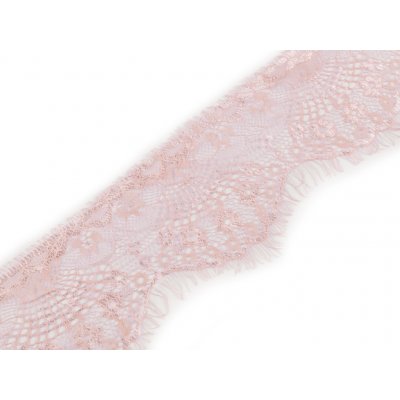 Francouzská krajka šíře 90 mm Varianta: pudrová, Balení: 3 m – Zboží Dáma