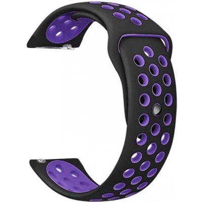 Madvell Sportovní silikonový řemínek černá tmavě fialovou – Zboží Dáma