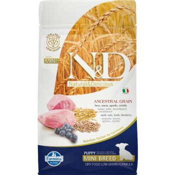 N&D Ancestral Grain Puppy Mini Lamb & Blueberry 0,8 kg