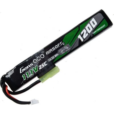 Gens ACE 11,1V 1200mAh 25CMini Tamiya redukce na Dean-T – Zboží Dáma