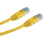 Datacom 1505 CAT5E, UTP, 0,5m, žlutý – Zboží Mobilmania