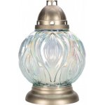 Nohel garden Lampa hřbitovní KOULE PREMIUM skleněná 280g 19x28cm – HobbyKompas.cz