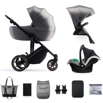Kinderkraft Prime 2 3v1 Premium Shadow Grey 2024 – Hledejceny.cz