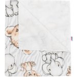 New Baby Nepromokavá flanelová podložka bílá s černou kočkou Bílá – Hledejceny.cz