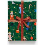 Rifle Paper Co. Balicí papír Nutcracker 76x240, zelená barva, multi barva, papír – Zboží Dáma