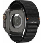 Spigen Fabric Band (hook) Apple Watch 49mm/46mm/45mm/44mm Black AMP10144 – Zboží Živě