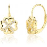 JVD Pozlacené stříbrné náušnice se zirkony SVLE3392XJ6GO00 – Hledejceny.cz