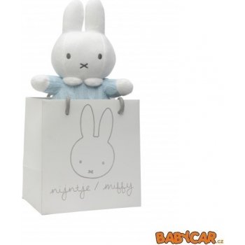 Tiamo Miffy Knitted Chrastítko králíček modrý 22 cm