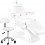 BeautyOne elektrické kosmetické křeslo Sillon 273B LUX3 + kosmetická židle s opěradlem bílá – Zbozi.Blesk.cz