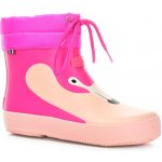 Viking Alv Barefoot Paw Rubber Boot Light Pink/Magenta – Zboží Dáma