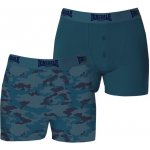 Lonsdale 2 Pack Boxers Mens Blue Camo – Sleviste.cz