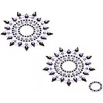 Lepítka GLORIA glittering jewelry black and purple 2 ks – Zboží Mobilmania
