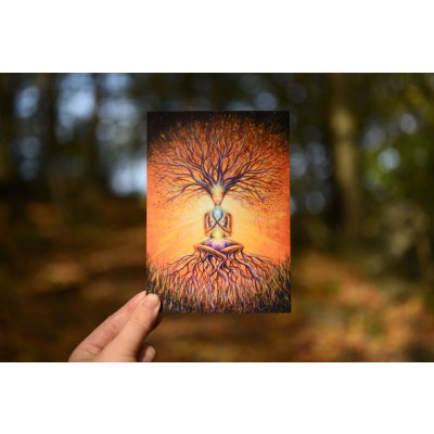 Propojení- pohlednice laminovaná – Zboží Dáma