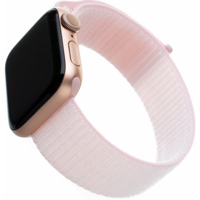 FIXED Silicone Strap na Apple Watch 38/40/41 mm - růžový FIXSST-434-PI – Zbozi.Blesk.cz