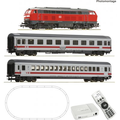 Roco H0 Z21 newGen startset: Lokomotiva BR218 + 2 vozy z21 + MultiMaus Geoline kolejivo 5110011 – Hledejceny.cz