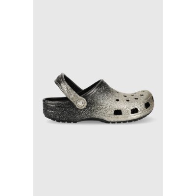 Crocs Classic Ombre Glitter černá/zlatá – Sleviste.cz