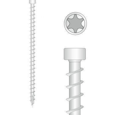 DOMAX CPW vrut konstrukční válcová hlava 6x140 ZN – Zboží Mobilmania
