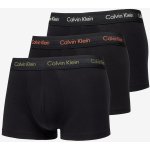 Calvin Klein Cotton Stretch Low Rise Trunk 3-Pack Black – Zboží Mobilmania