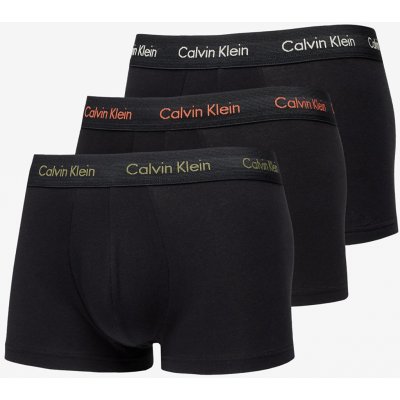 Boxer shorts Calvin Klein Microfiber Stretch-Low Rise Boxer 3-Pack Black/  Tigers Eye/ Lunar Rock