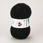 Pletací příze Vlnap BATOLE 59005 černá, klasická, 100g/416m – Hledejceny.cz