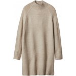 esmara Dámské pletené šaty s podílem vlny béžová – Zboží Dáma