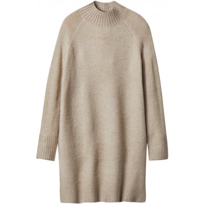 esmara Dámské pletené šaty s podílem vlny béžová – Zboží Dáma