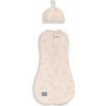 Sleepee Zavinovačka First Step Swaddle s čepičkou Vintage Animals Cream – Zboží Dáma