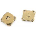 Pro Háčkování Magnetické zapínání 10 mm zlaté – Zboží Dáma