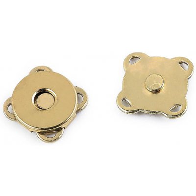 Pro Háčkování Magnetické zapínání 10 mm zlaté – Zboží Dáma