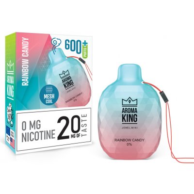 Aroma King Jewel Mini Rainbow Candy 0 mg 600 potáhnutí – Zboží Dáma