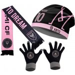 pletené rukavice a pletená čepice Inter Miami - Lionel Messi MJ10 – Zboží Dáma