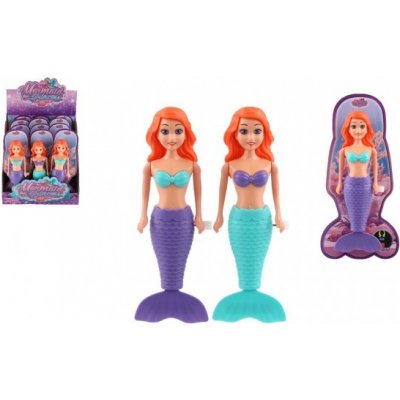 TEDDIES Mermaid Mořská panna do vody na natažení na klíček plast 18cm na kartě – Zboží Dáma