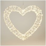 Koopman | LED Venkovní vánoční dekorace 500xLED/6W/230V 36 cm IP44 teplá bílá srdce/bílá | AMZ143120 – Hledejceny.cz