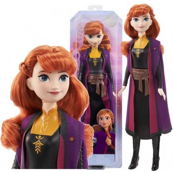 Mattel Frozen Anna v černo-oranžových šatech